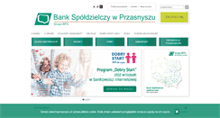 Desktop Screenshot of bsprzasnysz.pl