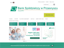 Tablet Screenshot of bsprzasnysz.pl